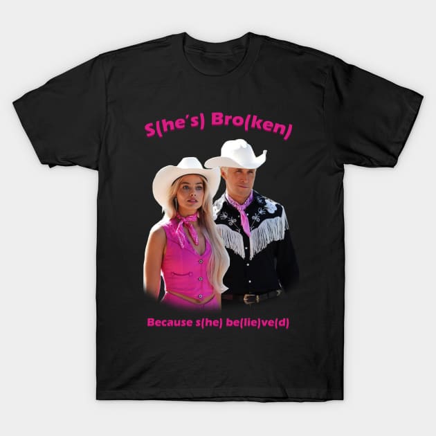 Barbie and Ken Sarcasm T-Shirt by LegendDerry